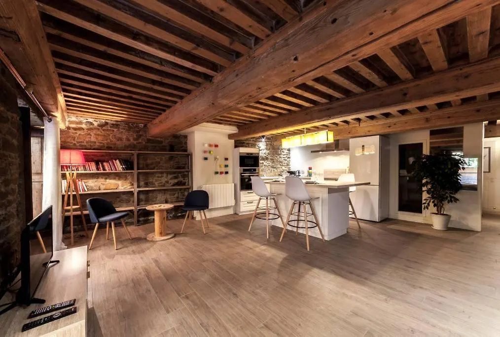 Apartamento La Grotte De La Baleine Du Vieux Lyon Ail